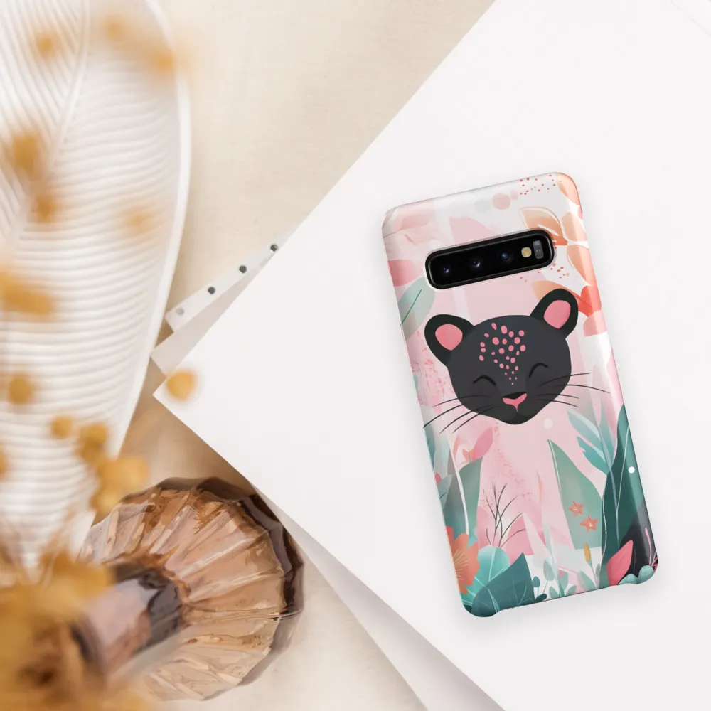 Whimsical Panther in Bloom