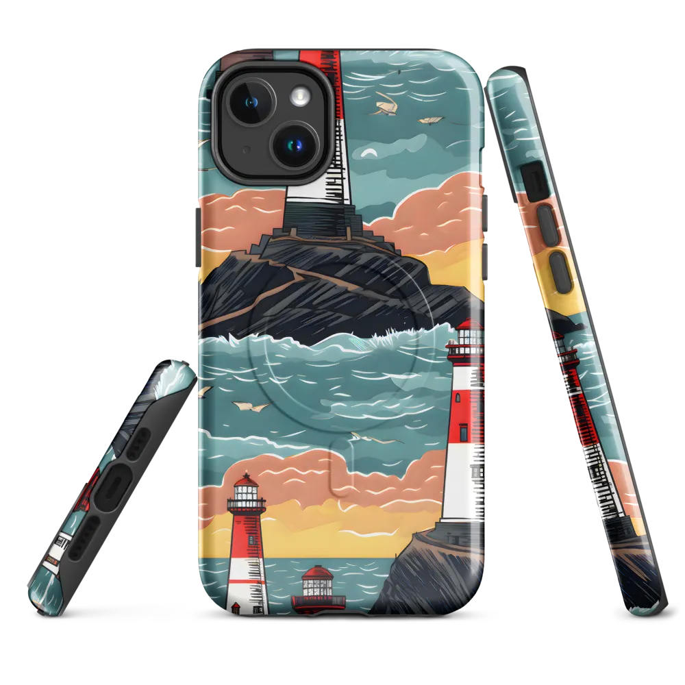 Lighthouses in a Whimsical Ocean