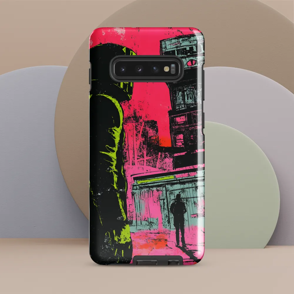 Urban Echoes of Mystery | Phone Case |  S10 Plus | Tough Case | Glossy