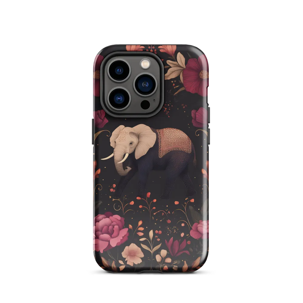 Whispers of the Wild: Elephants and Blooms