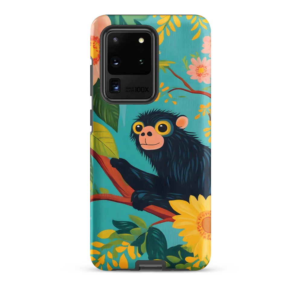 Joyful Encounter in a Floral Paradise
