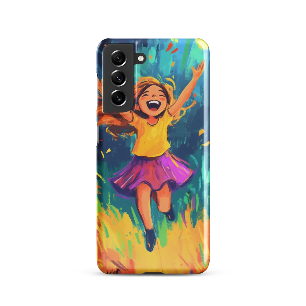 Joyful Escape into Nature | Phone Case |  S21 | Snap Case | Glossy