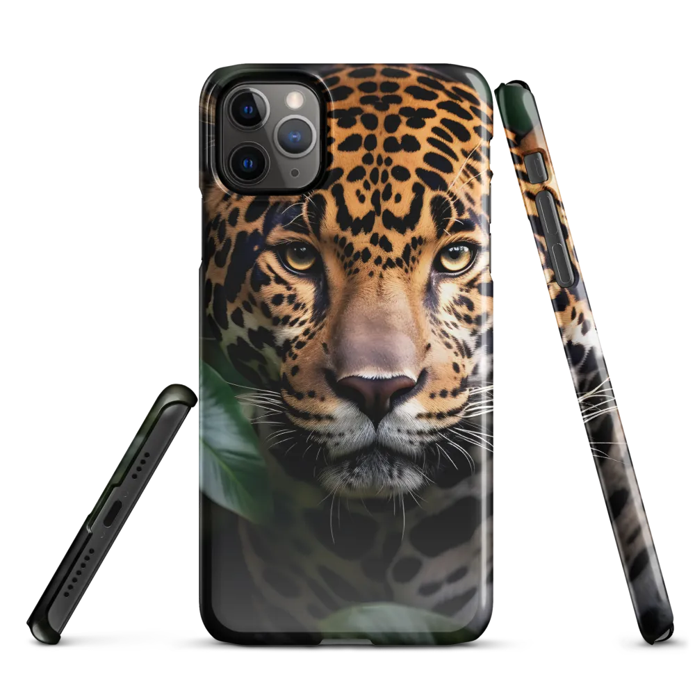 The Intensity of Nature: A Jaguar’s Gaze | Phone Case |  11 Pro Max | Snap Case | Glossy