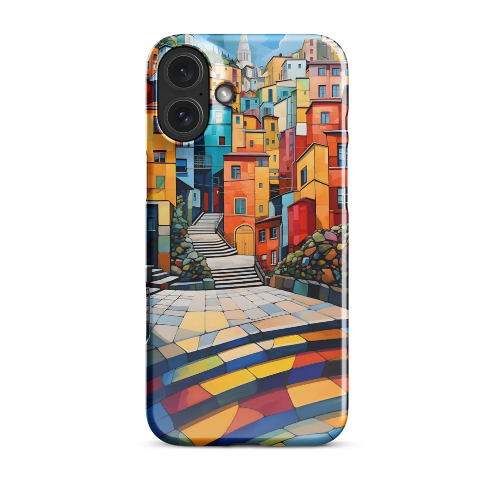 Vibrant Village: A Cubist Journey