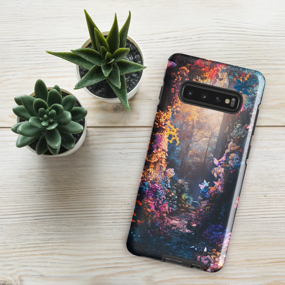 Enchanted Butterfly Forest | Phone Case |  S10 Plus | Tough Case | Glossy