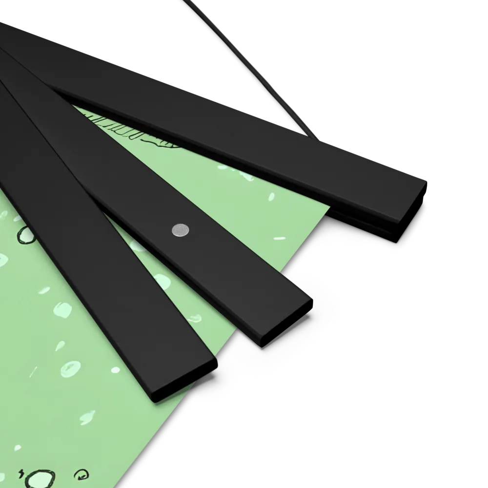 The Enigmatic Wizard | Poster With Black Wood Hanger | 14″×14″