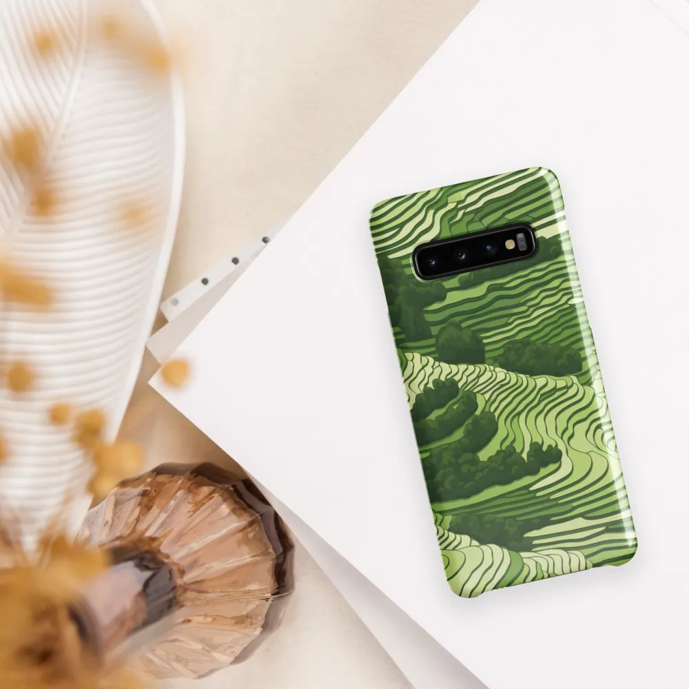 Waves of Green: An Abstract Landscape