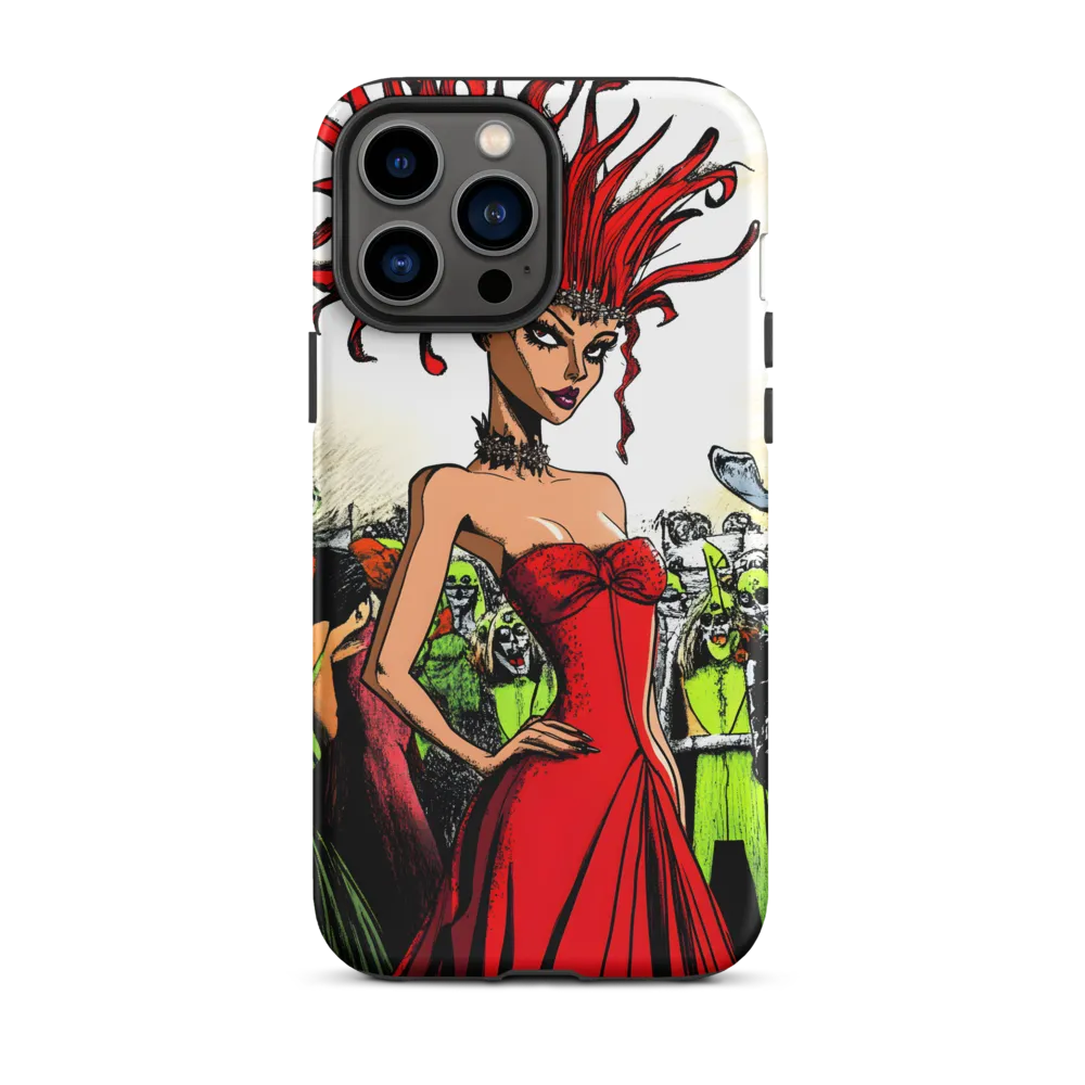 Fiery Elegance: A Fashion Statement