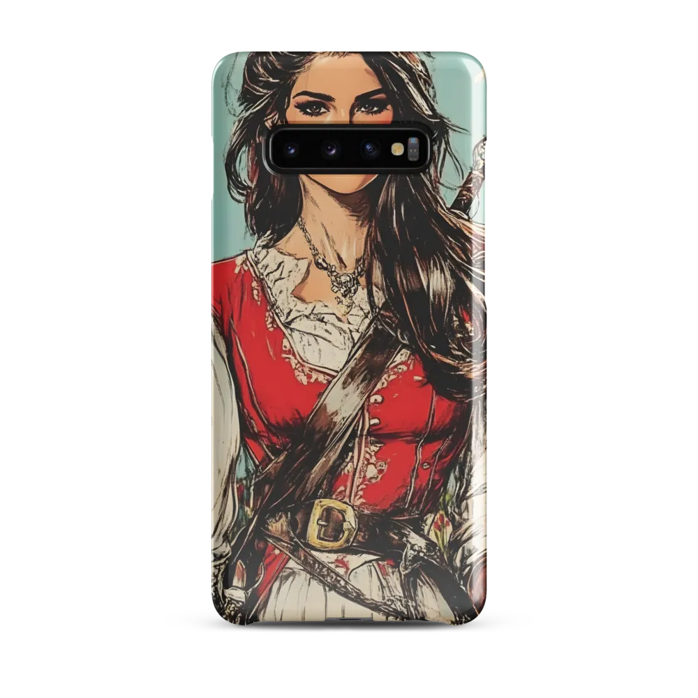 Fearless Pirate Queen | Phone Case |  S10 Plus | Snap Case | Glossy