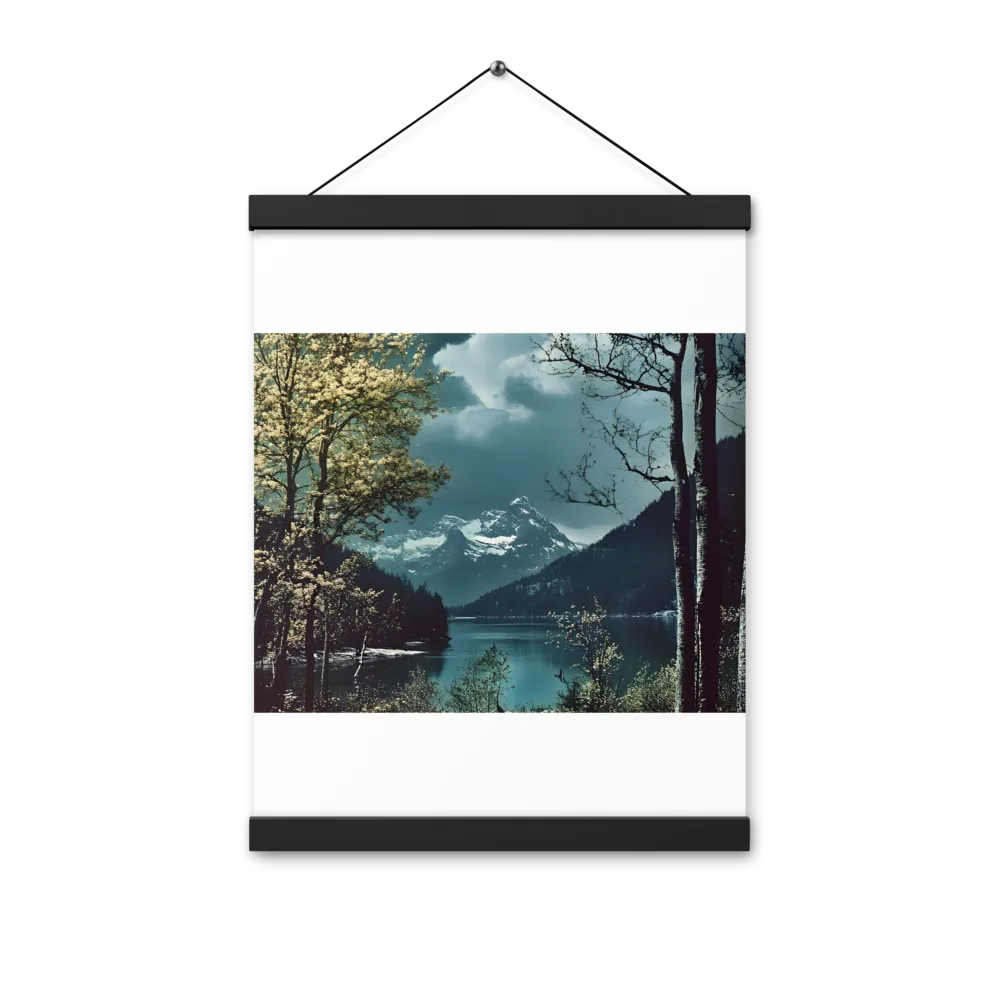 Whispers of Tranquility | Poster With Black Wood Hanger | 12″×16″