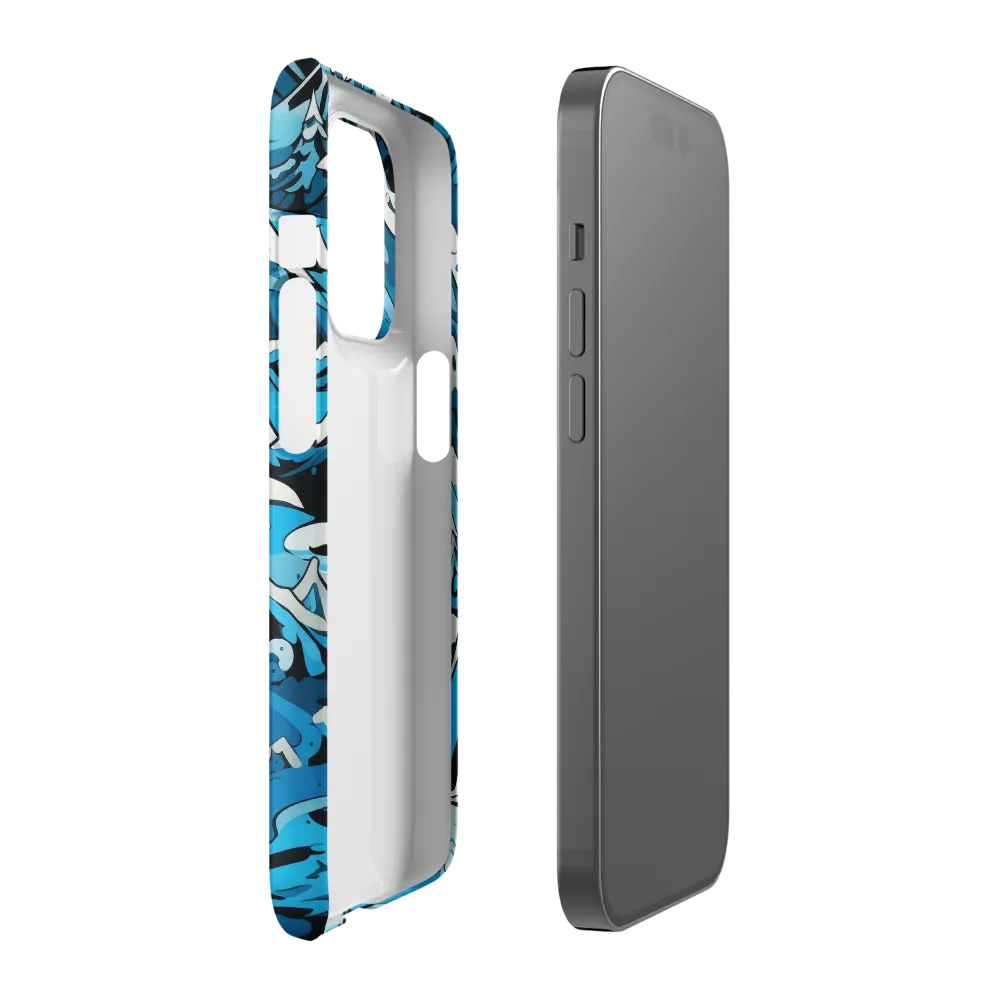 Frozen Harmony: A Blue Mountain Odyssey | Phone Case |  14 Pro | Snap Case | Matte