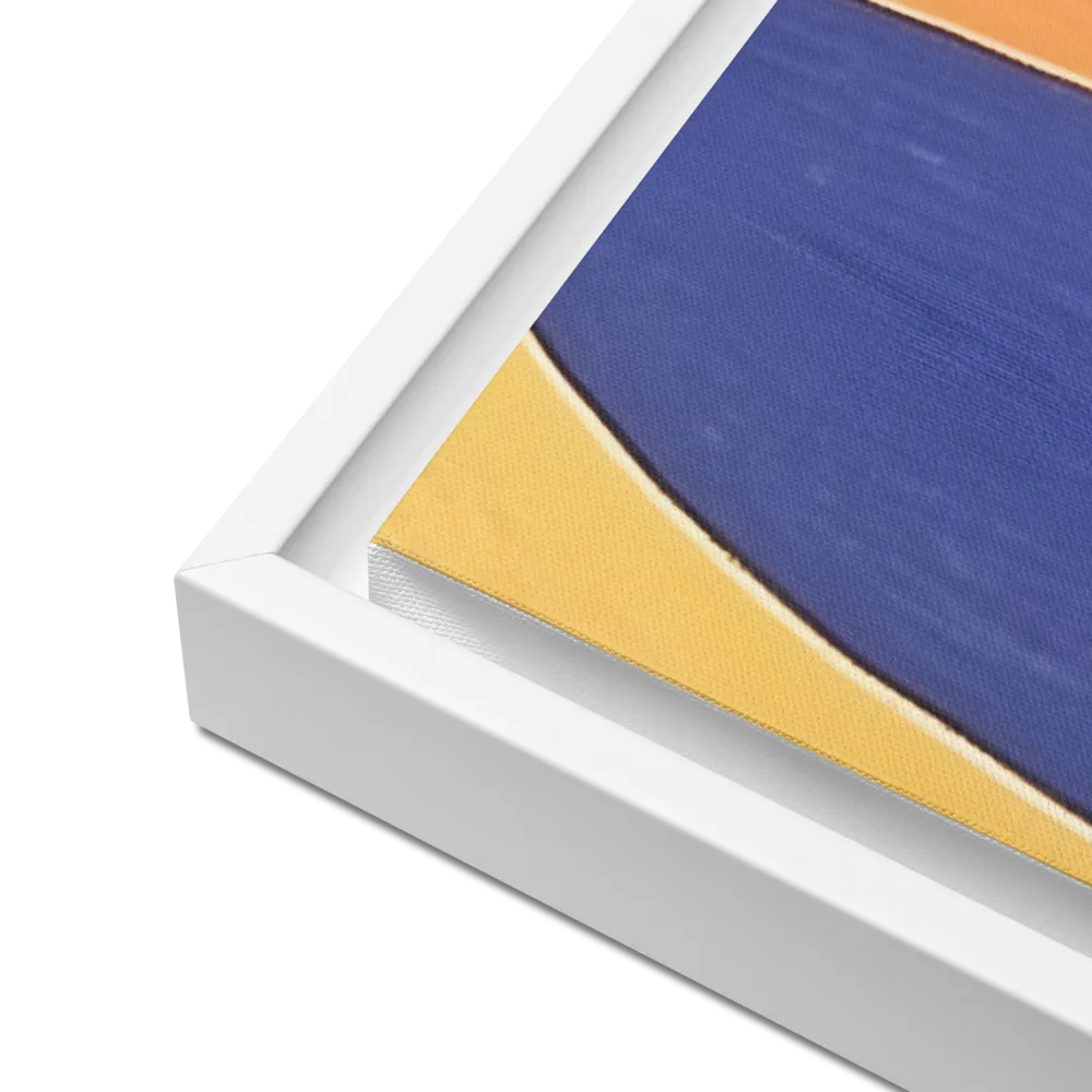Dynamic Mosaic Symmetry | Canvas with White Frame | 24″×36″