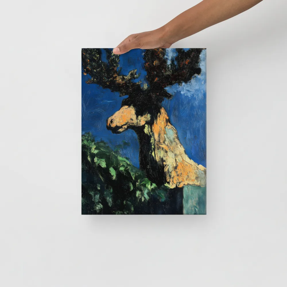 The Majestic Deer in Nature | Canvas | 12″×16″