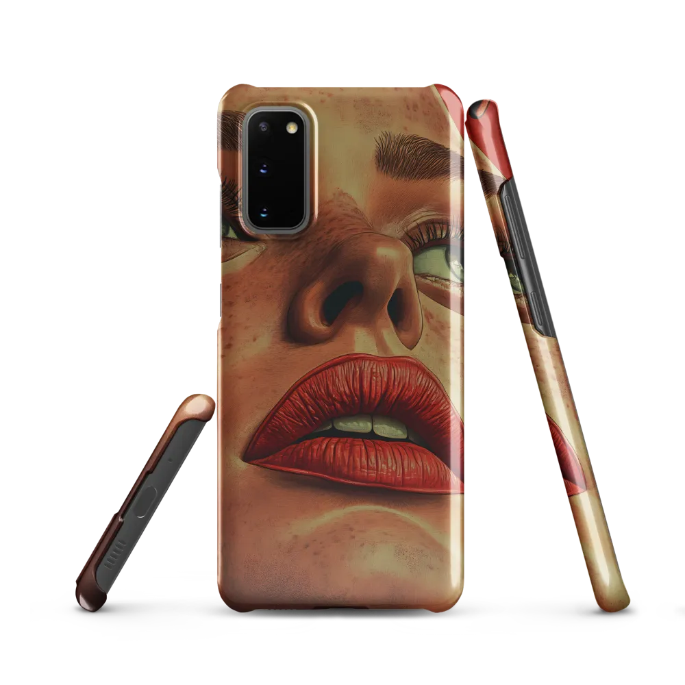 Red Intensity: A Portrait of Elegance