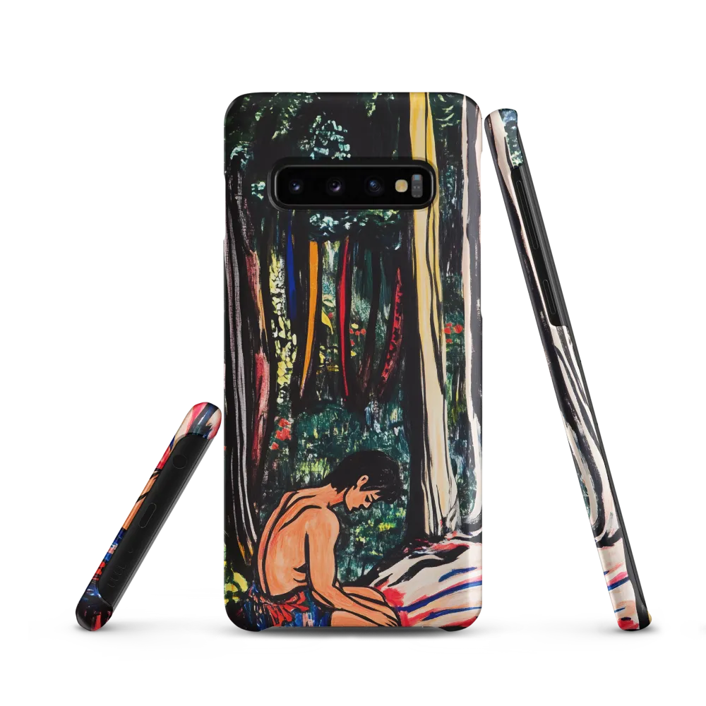 Contemplation in Nature | Phone Case |  S10 | Snap Case | Matte