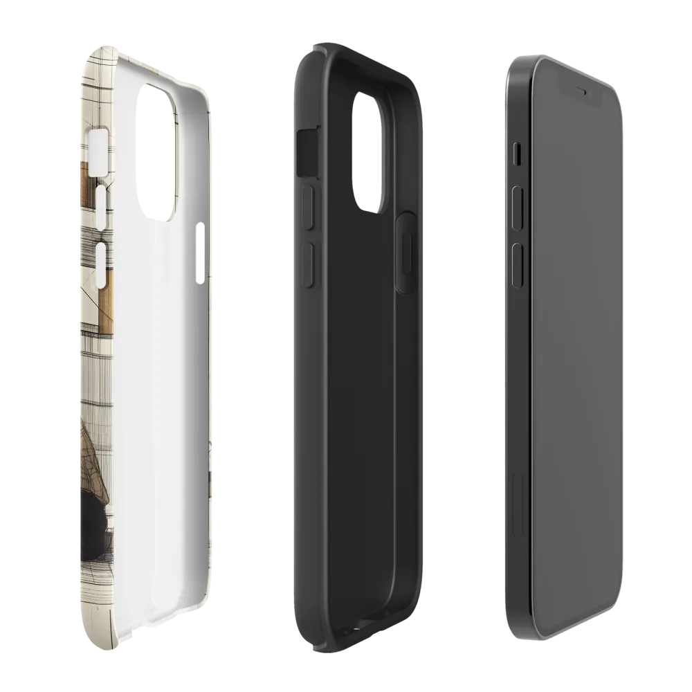 Quiet Reflections in Line | Phone Case |  12 | Tough Case | Glossy