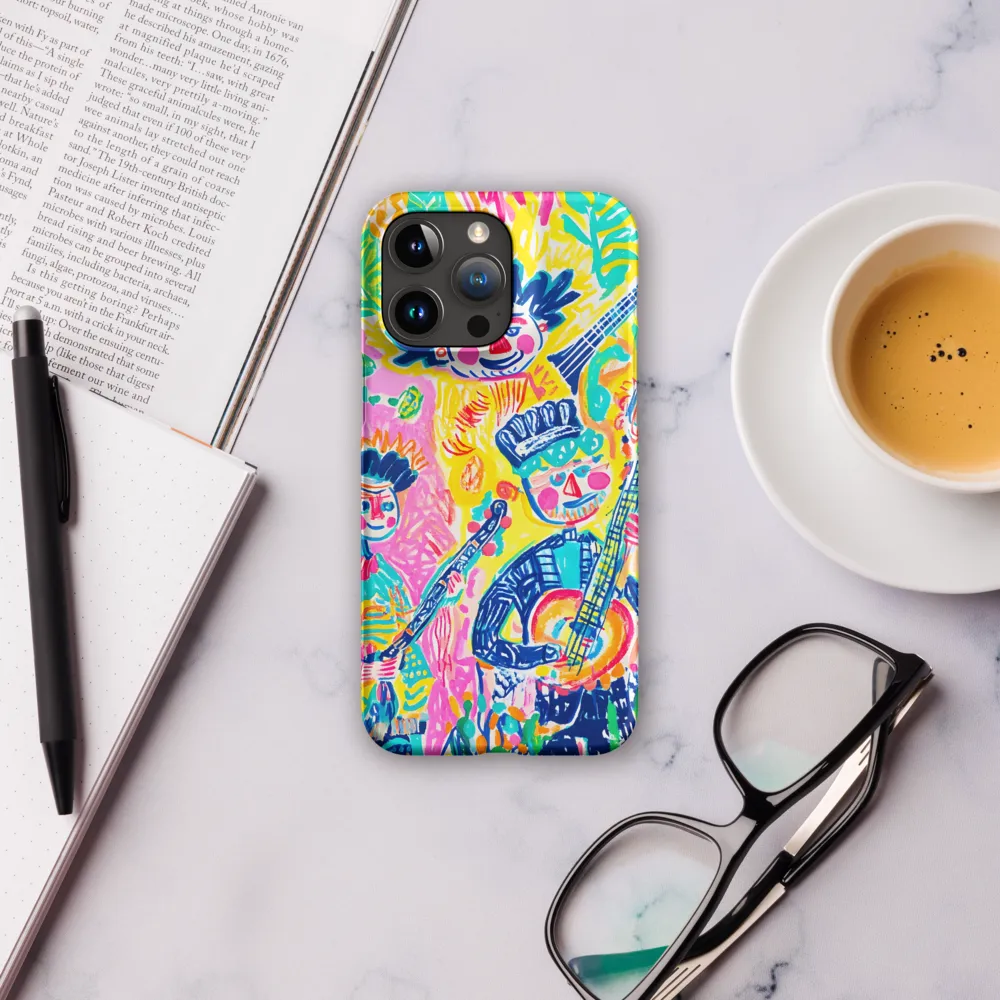 Joyful Duet: A Celebration of Music | Phone Case |  15 Pro Max | Snap Case | Matte