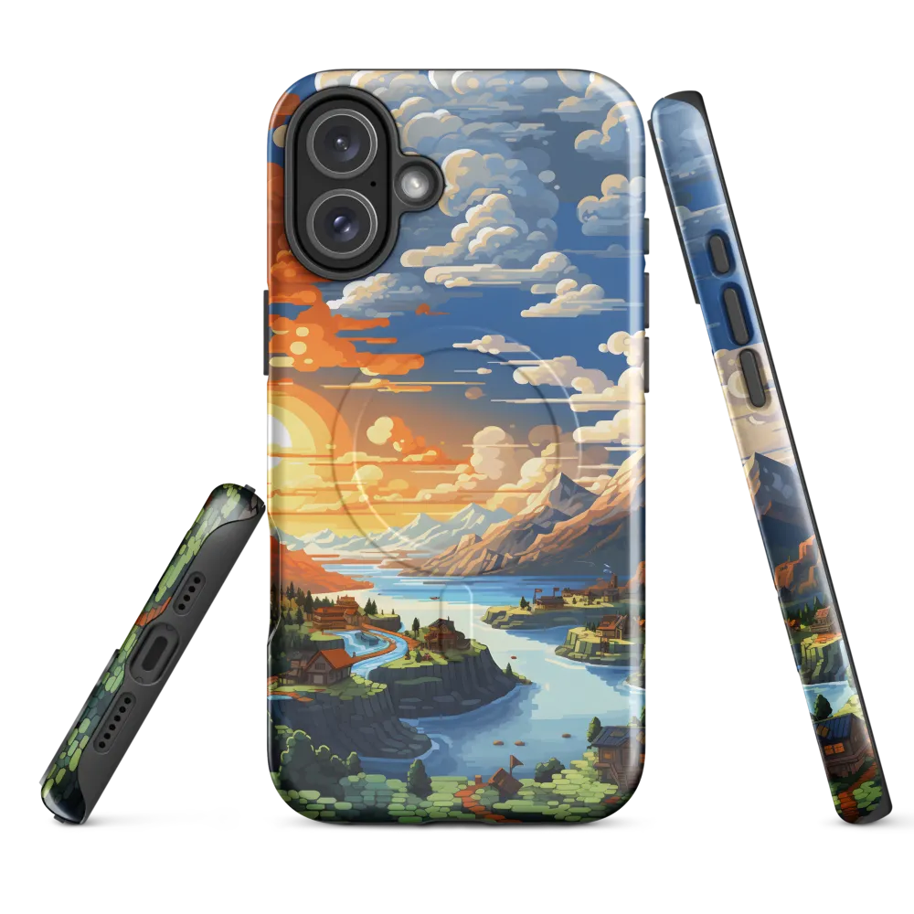 Tranquil Sunset Over Serene Landscape