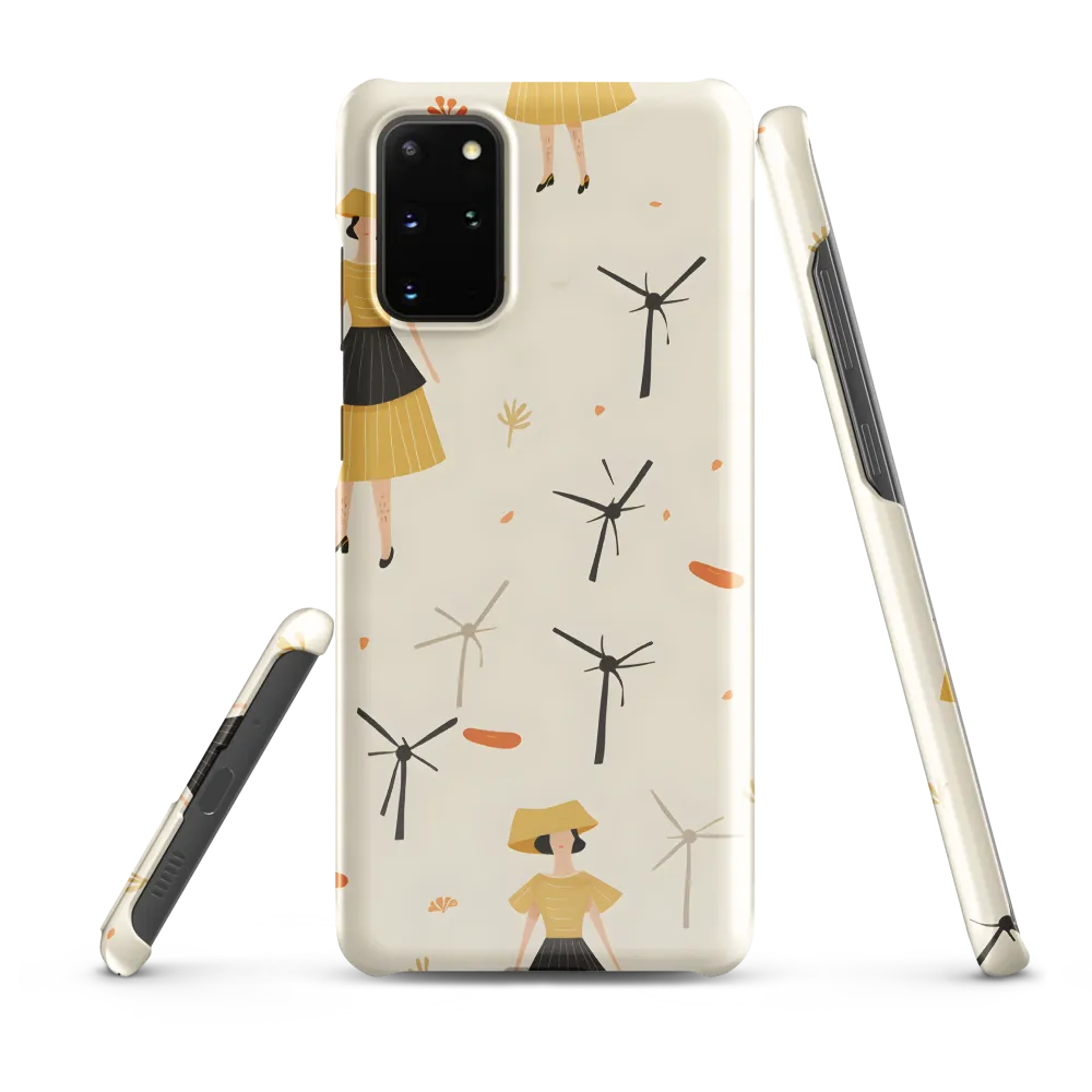 Whimsical Patterns of Nature and Femininity | Phone Case |  S20 Plus | Snap Case | Glossy