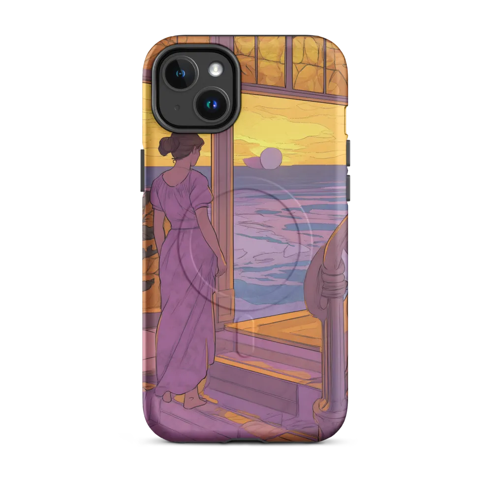 Whispers of the Sunset | Phone Case |  14 Plus | MagSafe® Tough Case | Matte