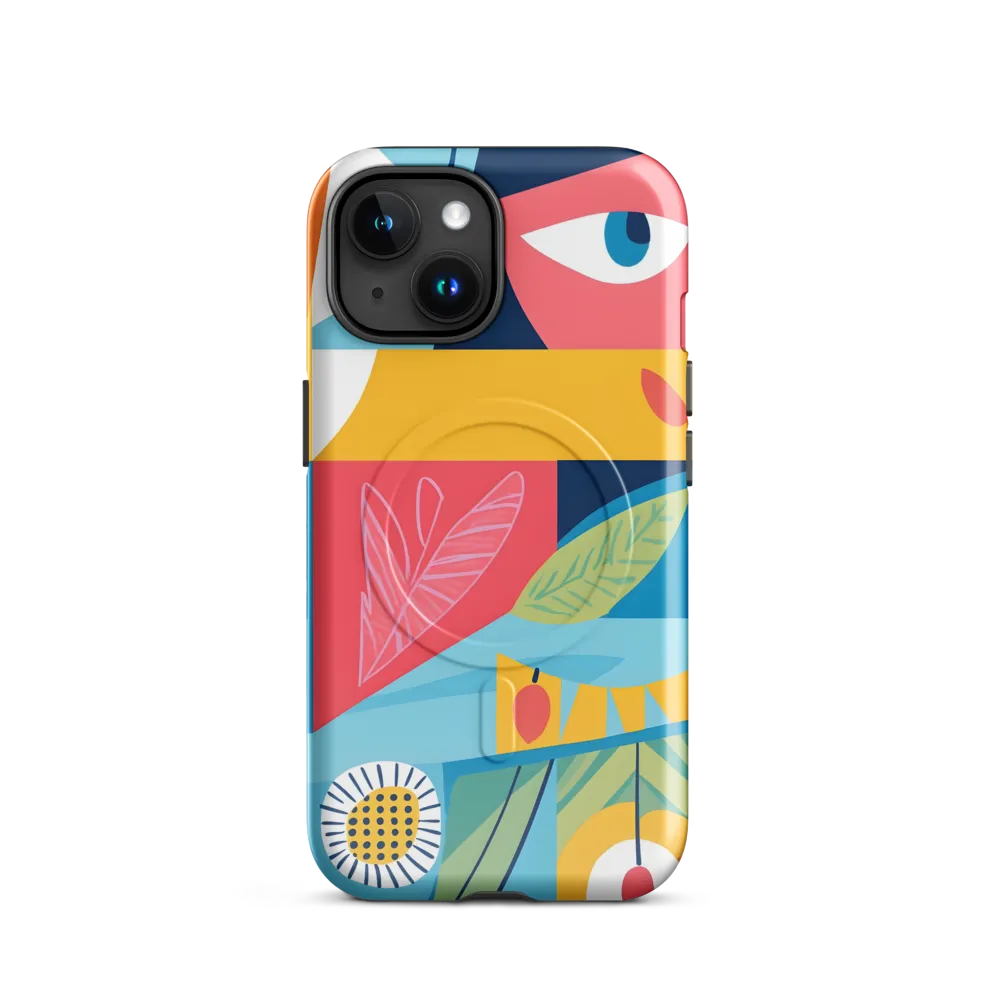 Vibrant Geometric Visage