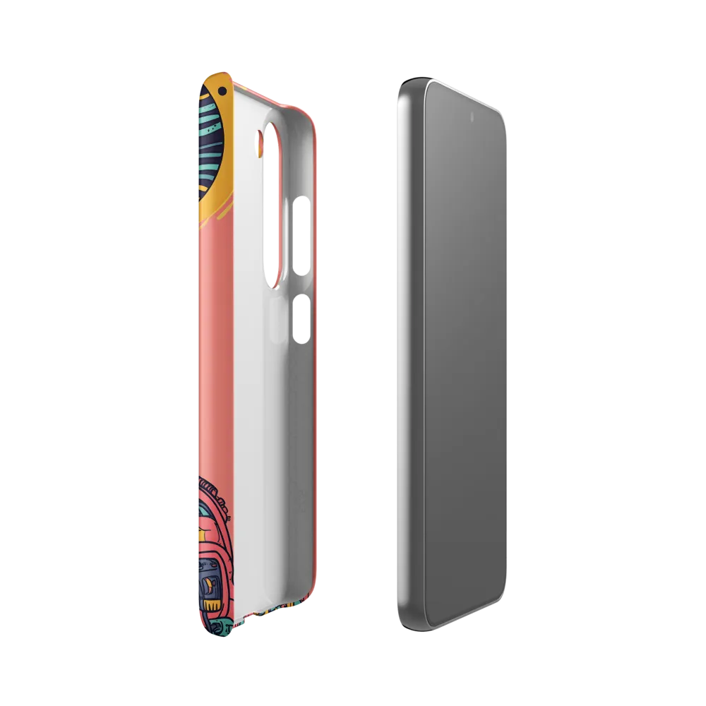 Exploration Beyond: A Digital Astronaut | Phone Case |  S23 | Snap Case | Matte