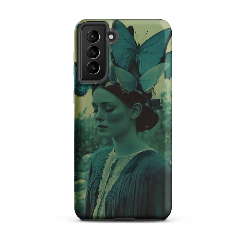 Crown of Teal Butterflies