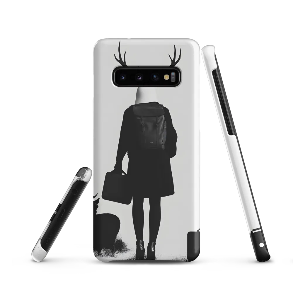 Antlered Reflections | Phone Case |  S10 | Snap Case | Matte