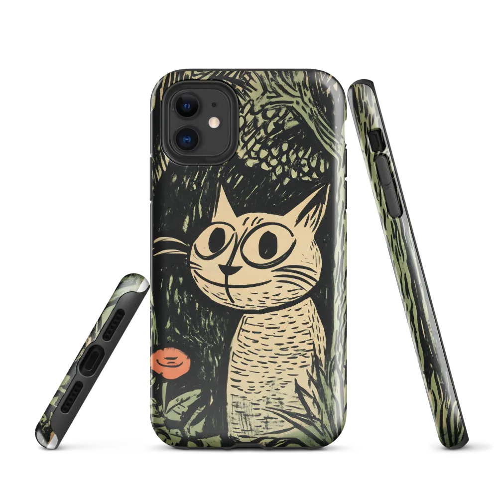 Whimsical Cat in the Forest