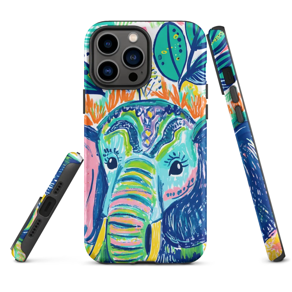 Whimsical Elephant Portrait