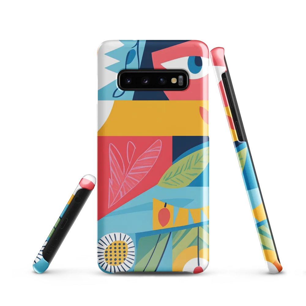 Vibrant Geometric Visage