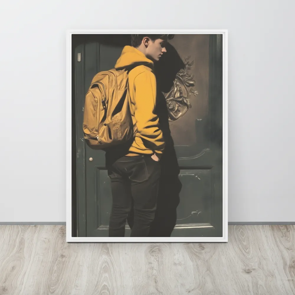 Silent Reflection | Canvas with White Frame | 24″×32″