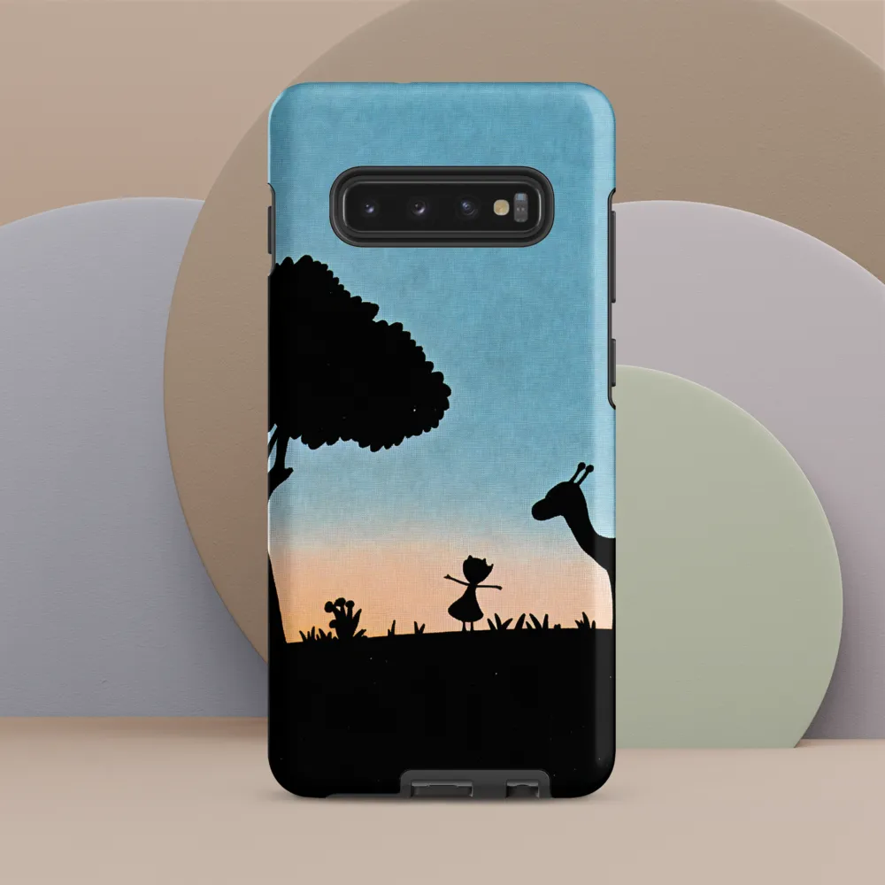 Curiosity in the Silhouette | Phone Case |  S10 Plus | Tough Case | Matte