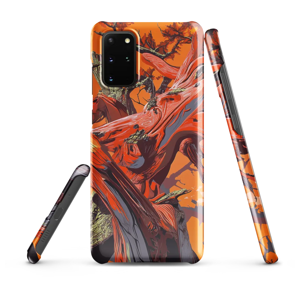 Life in Motion: An Abstract Tree | Phone Case |  S20 Plus | Snap Case | Glossy