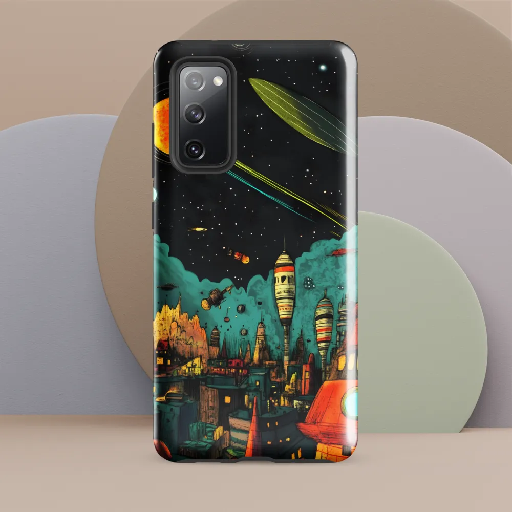 Galactic Cityscape: A Journey Through Imagination