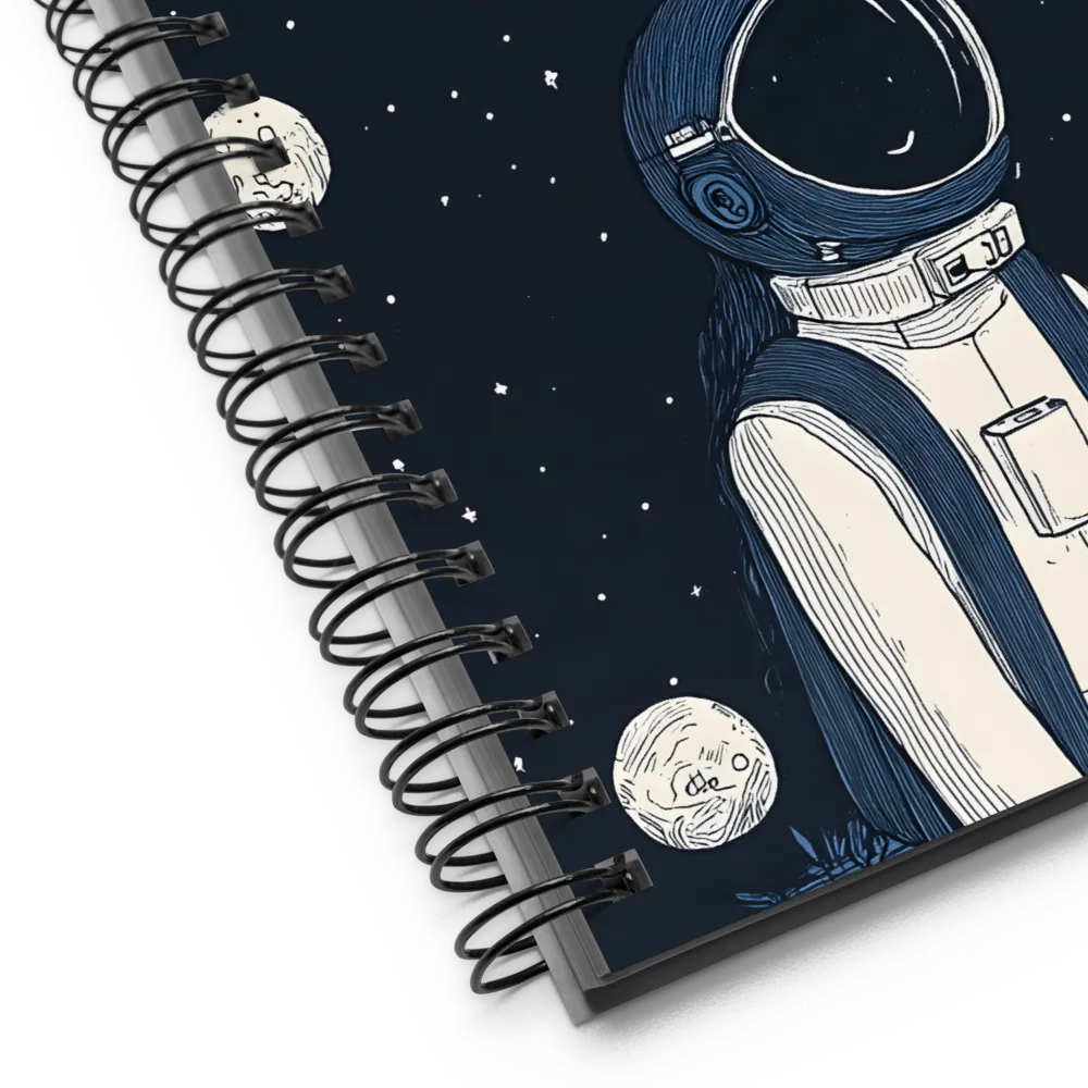 Gazing at the Cosmos | Spiral Notebook