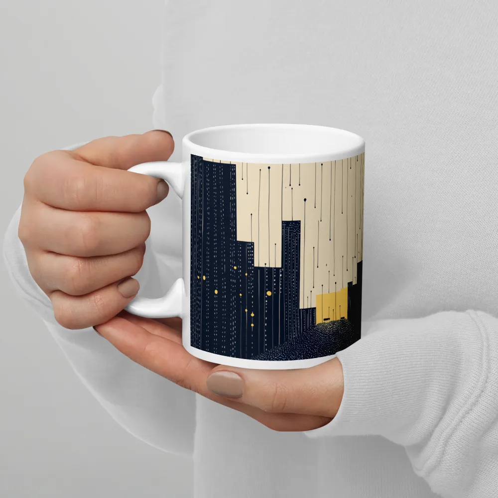 Whispers of the Urban Sky | Mug with White inside | 11 oz