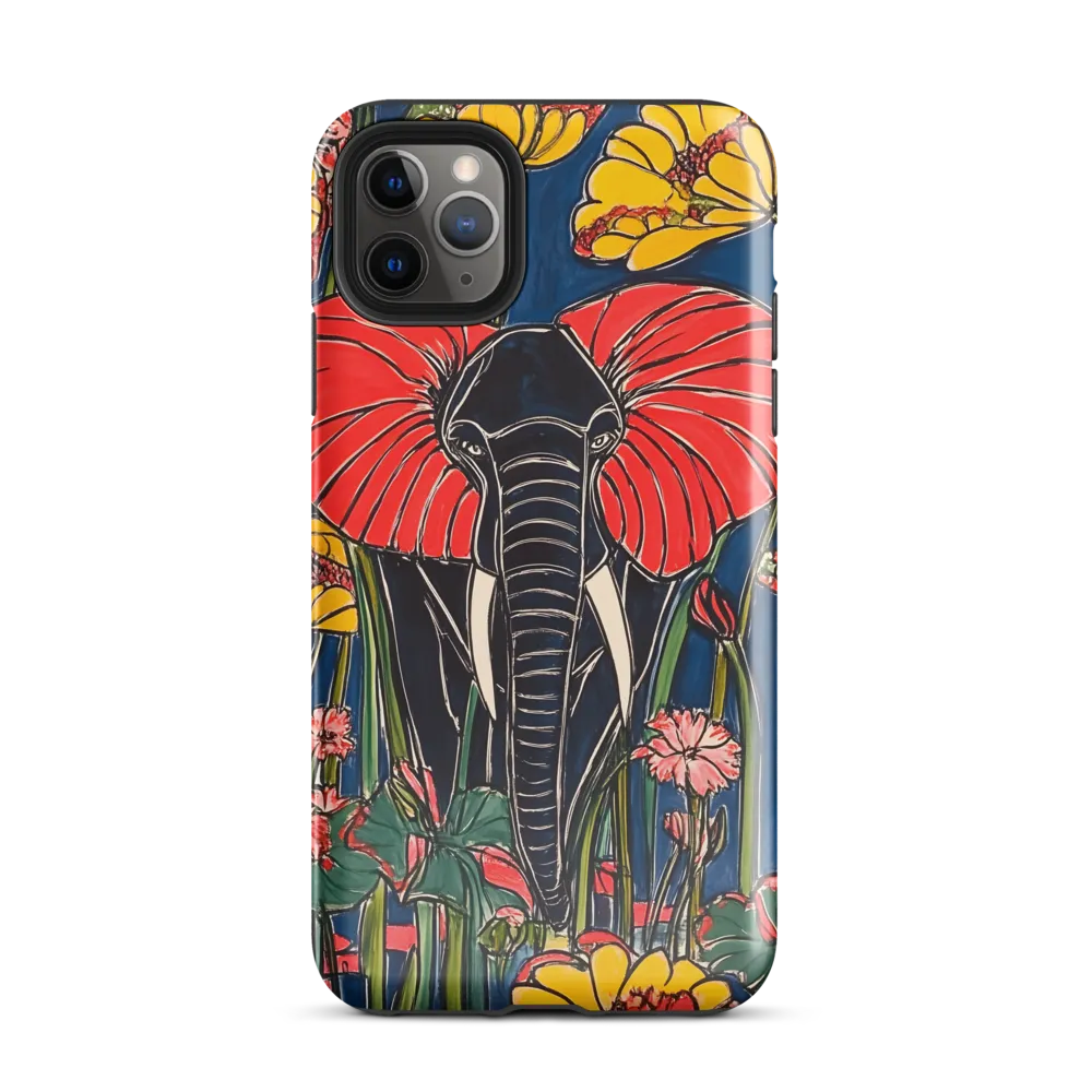 Elephant in Bloom | Phone Case |  11 Pro Max | Tough Case | Glossy