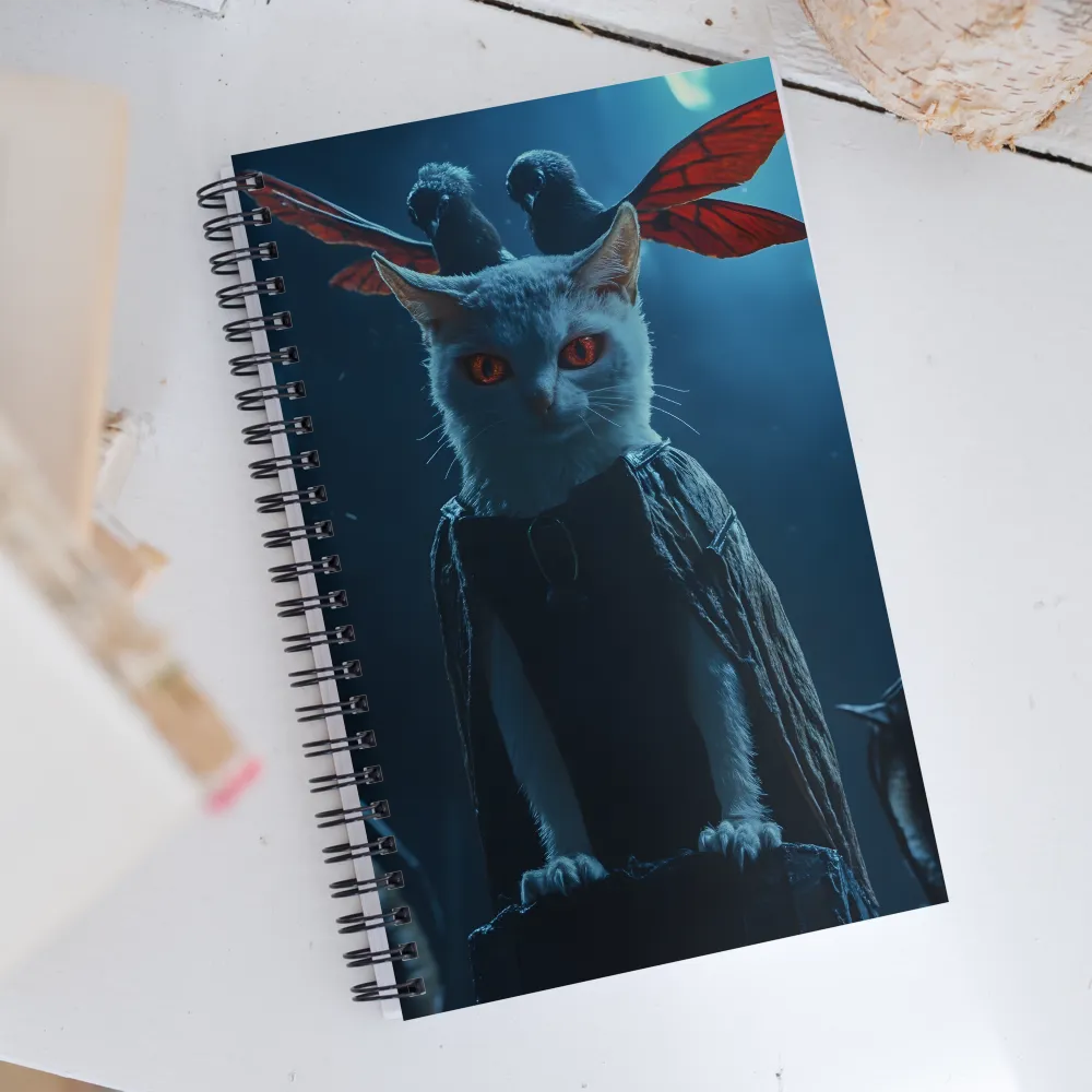 Mystical Guardian of the Night | Spiral Notebook