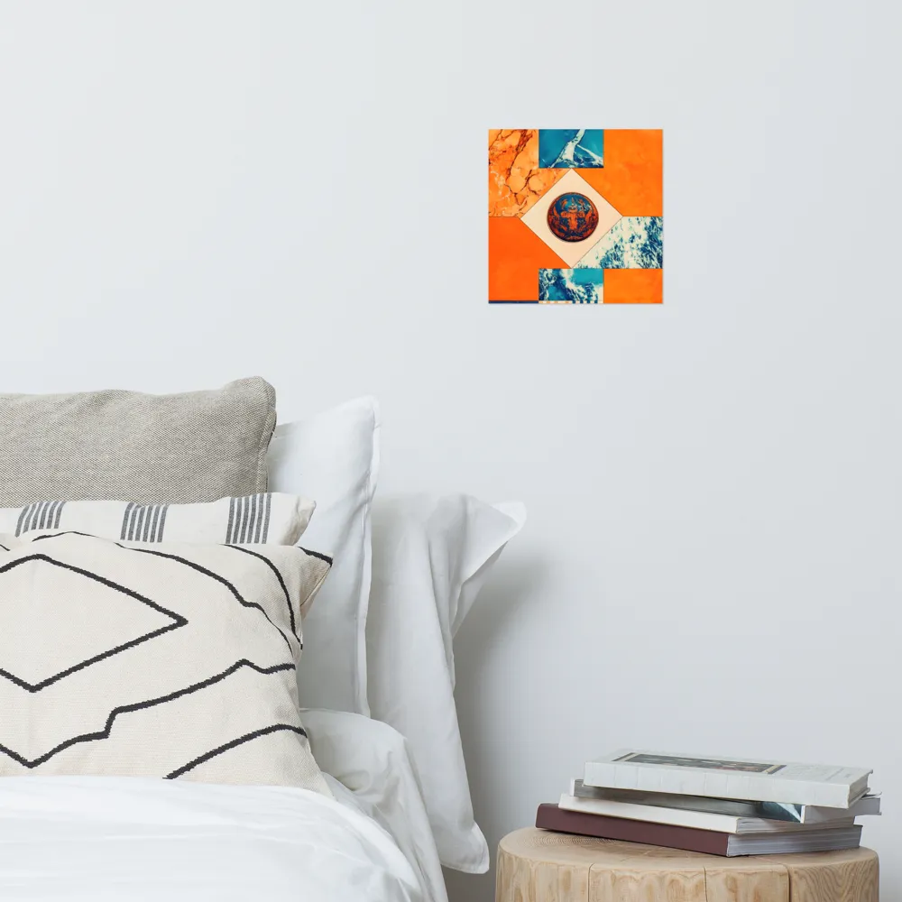 Harmonious Encounters: Abstract Geometry | Poster | 10″×10″