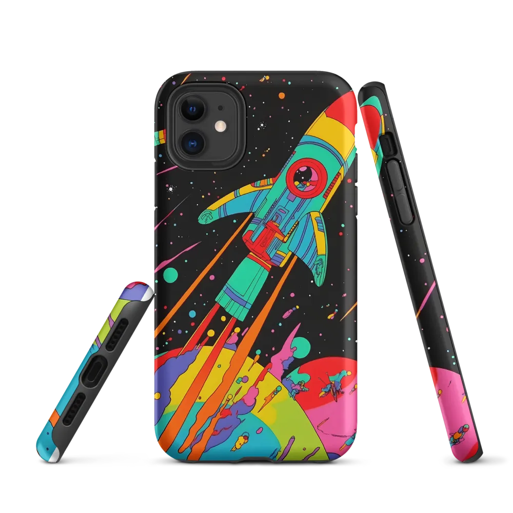 Cosmic Voyage: The Neon Lift-Off