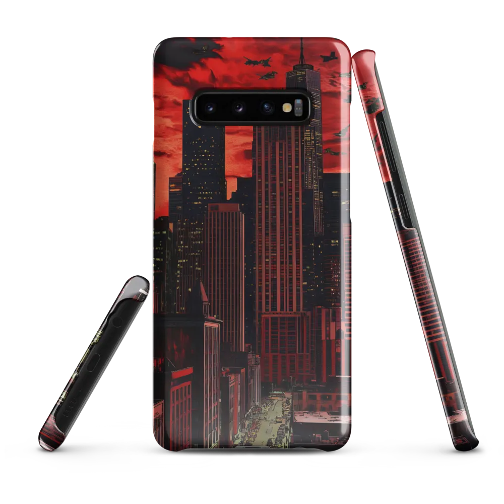 Red City Under Threat | Phone Case |  S10 Plus | Snap Case | Glossy