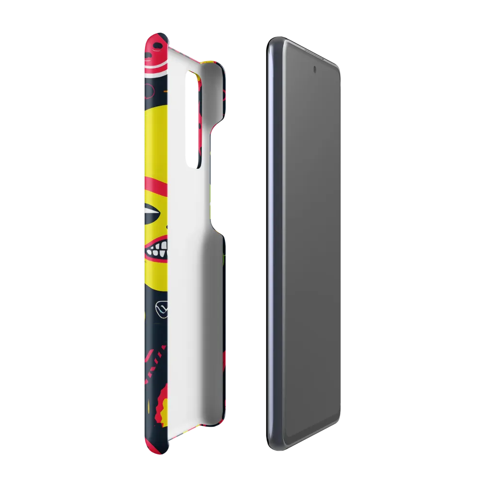 Neon Revelry: A Quirky Exploration of Modern Pop Art | Phone Case |  S20 FE | Snap Case | Glossy