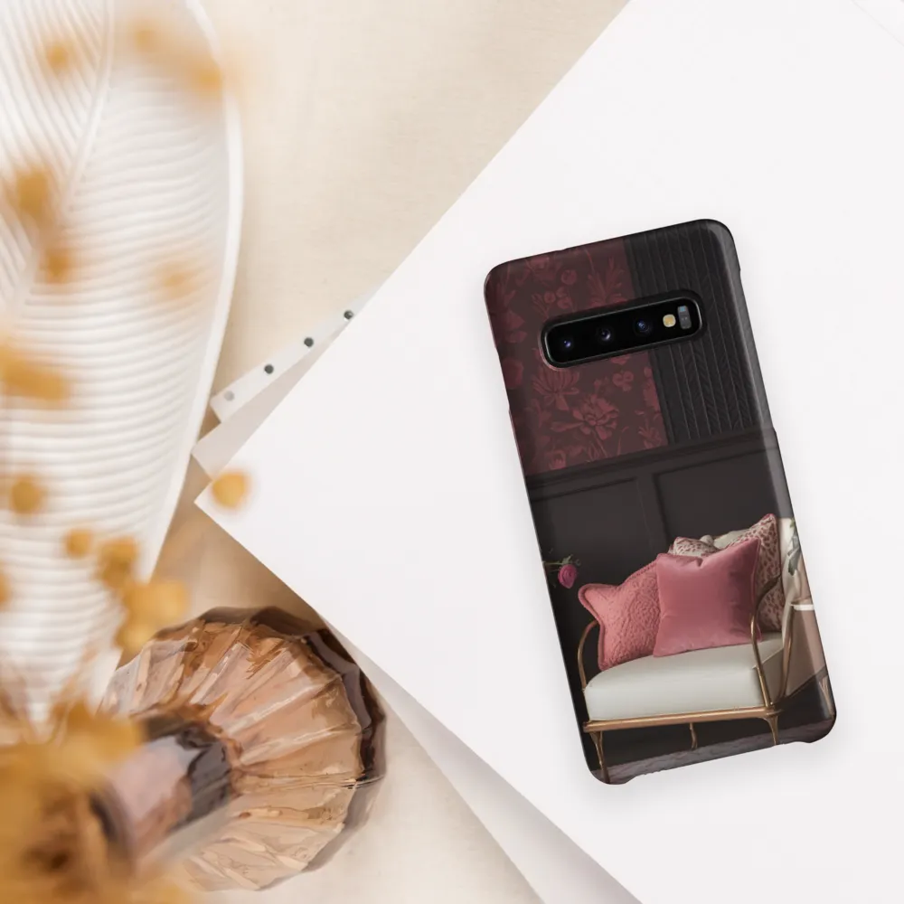 Elegance in Contrast: A Modern Interior Design | Phone Case |  S10 | Snap Case | Matte