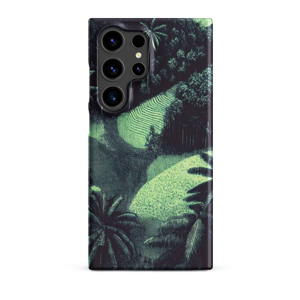 Harmony in Green: A Surreal Landscape