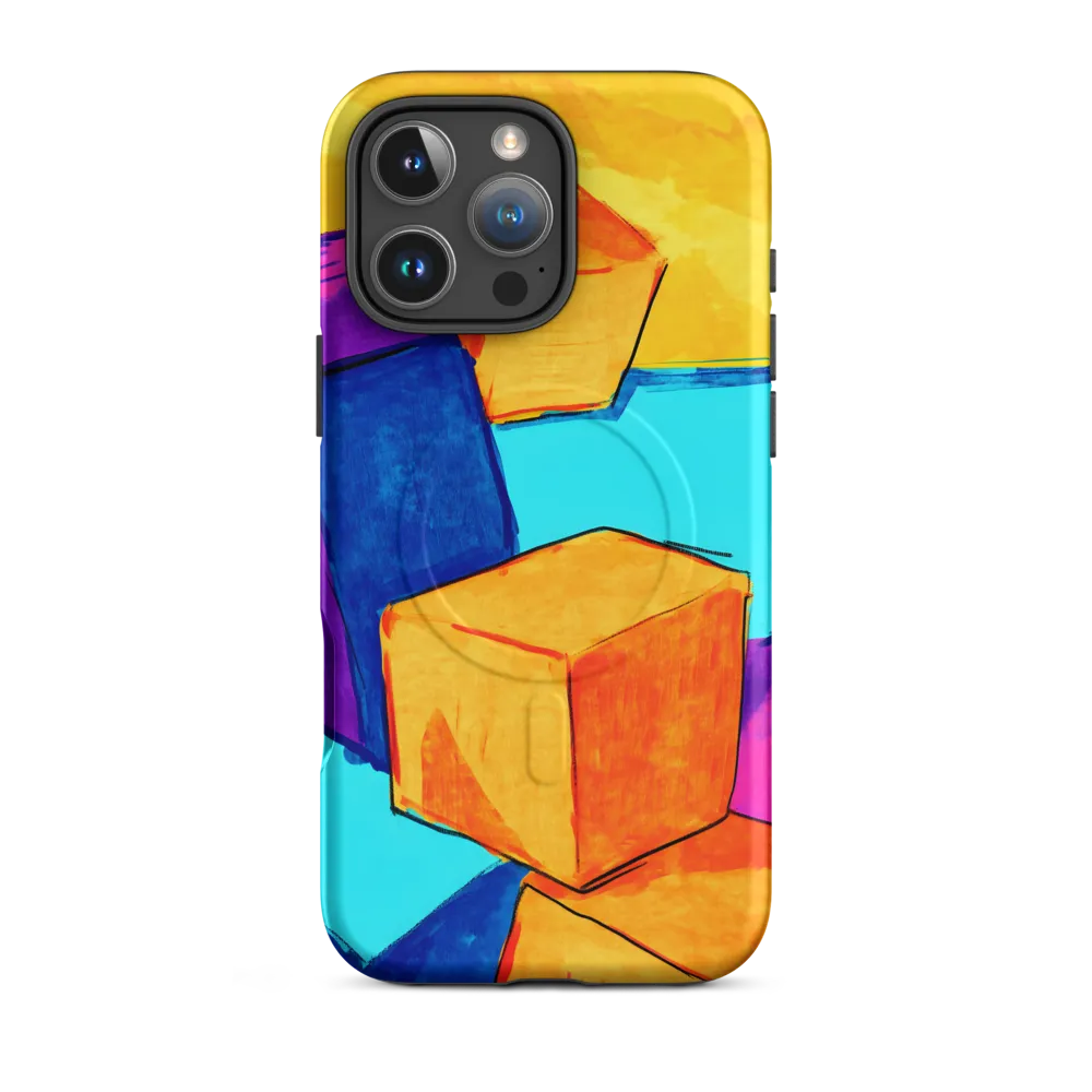 Playful Cubes in Vibrant Harmony