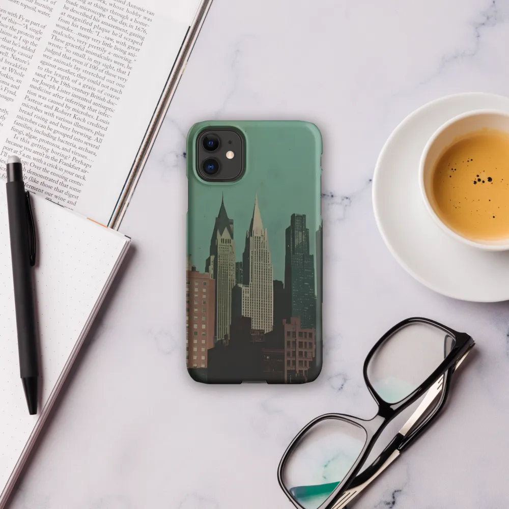 Urban Nostalgia: A Retro Cityscape | Phone Case |  11 | Snap Case | Matte