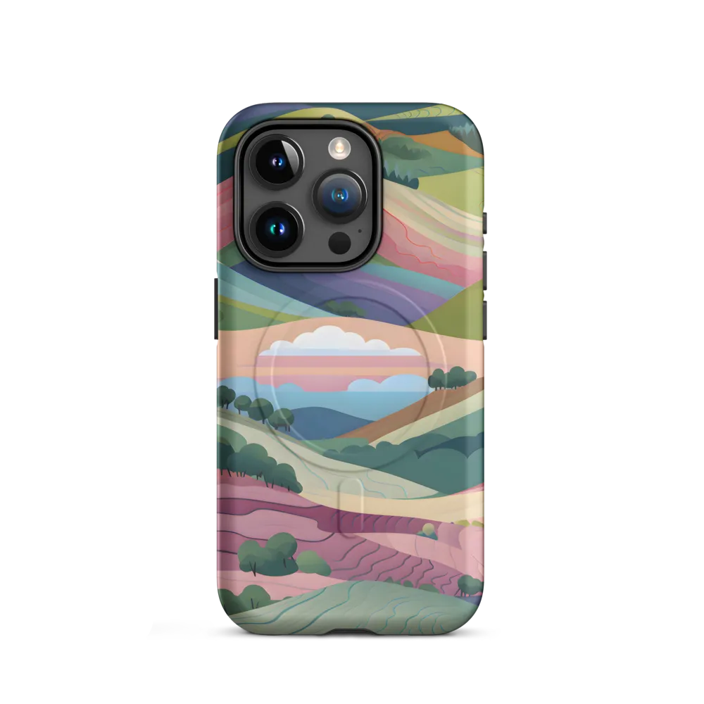 Harmonious Hills | Phone Case |  15 Pro | MagSafe® Tough Case | Matte