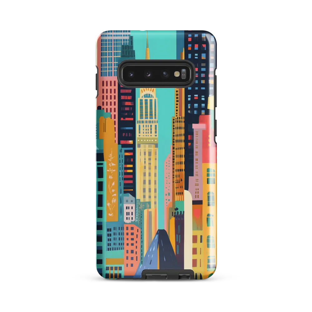 Vibrant Cityscape: A Modern Urban Journey | Phone Case |  S10 Plus | Tough Case | Glossy