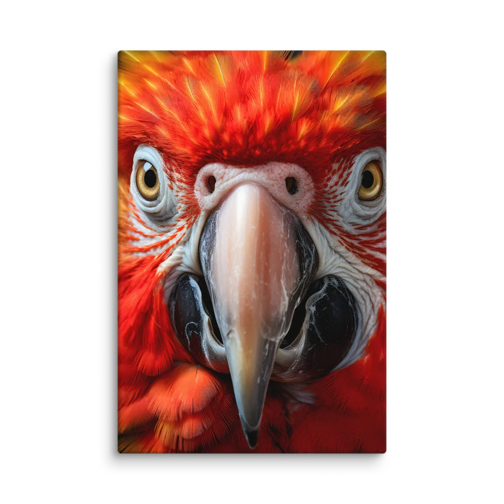 The Fiery Gaze of the Parrot
